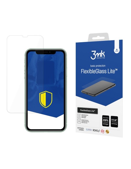 3mk FlexibleGlass Lite™ hibridinis stiklas, skirtas iPhone 11 3mk FlexibleGlass Lite™ hibridinis stiklas, skirtas iPhone 11