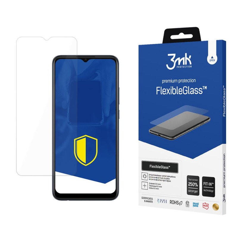 3mk FlexibleGlass™ hibridinis stiklas ant Oppo A15