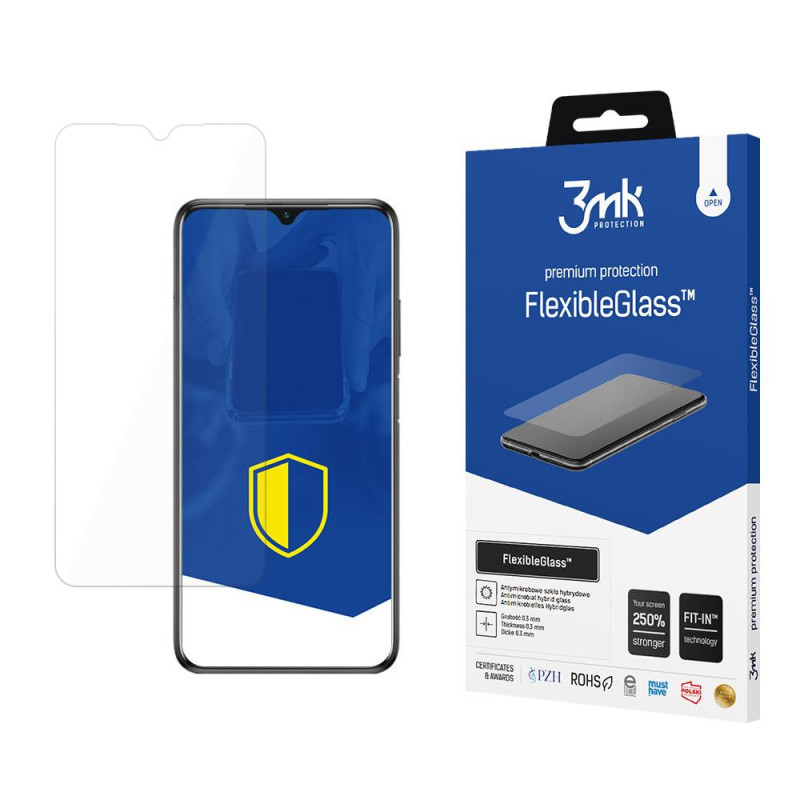 3mk FlexibleGlass™ hibridinis stiklas ant Xiaomi Poco M3