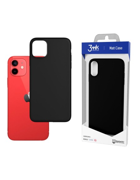 3mk matinis dėklas iPhone 12 mini - juodas 3mk matinis dėklas iPhone 12 mini - juodas