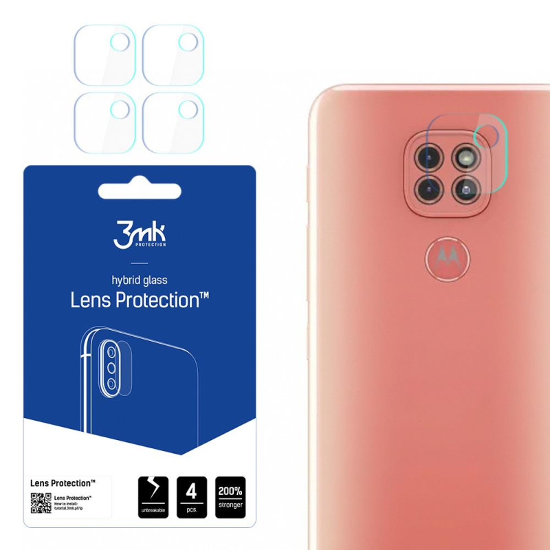 3mk Lens Protection™ hibridinis fotoaparato stiklas, skirtas Motorola Moto G9 / G9 Play