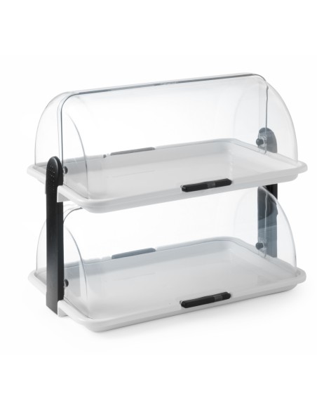 Vitrina maistui demonstruoti su dvigubu RollTop dangteliu – Hendi 871713 Vitrina maistui demonstruoti su dvigubu RollTop dangteliu – Hendi 871713
