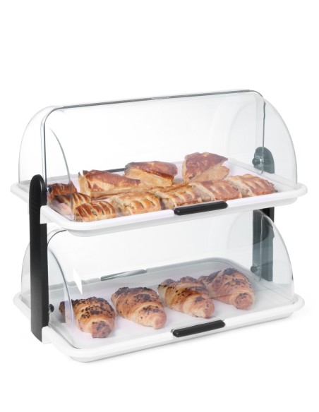 Vitrina maistui demonstruoti su dvigubu RollTop dangteliu – Hendi 871713 Vitrina maistui demonstruoti su dvigubu RollTop dangteliu – Hendi 871713