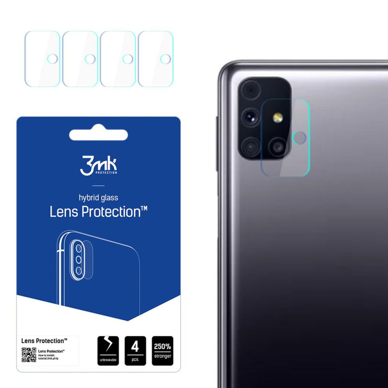 3mk Lens Protection™ hibridinis fotoaparato stiklas, skirtas Samsung Galaxy M31s