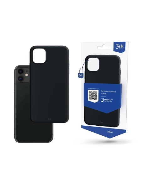 3mk matinis dėklas, skirtas iPhone 11 – juodas 3mk matinis dėklas, skirtas iPhone 11 – juodas