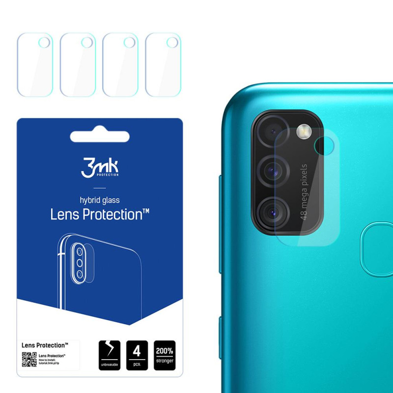 3mk Lens Protection™ hibridinis fotoaparato stiklas, skirtas Samsung Galaxy M21