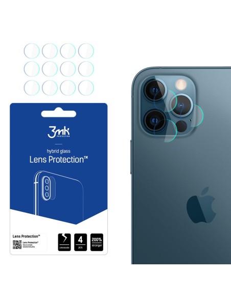 3mk Lens Protection™ hibridinis fotoaparato stiklas, skirtas iPhone 12 Pro 3mk Lens Protection™ hibridinis fotoaparato stiklas, skirtas iPhone 12 Pro