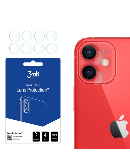 3mk Lens Protection™ hibridinis fotoaparato stiklas, skirtas iPhone 12 Mini 3mk Lens Protection™ hibridinis fotoaparato stiklas, skirtas iPhone 12 Mini