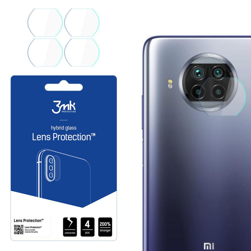 3mk Lens Protection™ hibridinis fotoaparato stiklas, skirtas Xiaomi Mi 10T Lite 5G