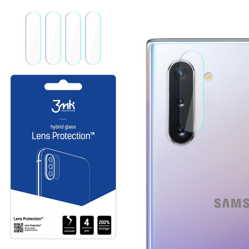 3mk Lens Protection™ hibridinis fotoaparato stiklas, skirtas Samsung Galaxy Note 10