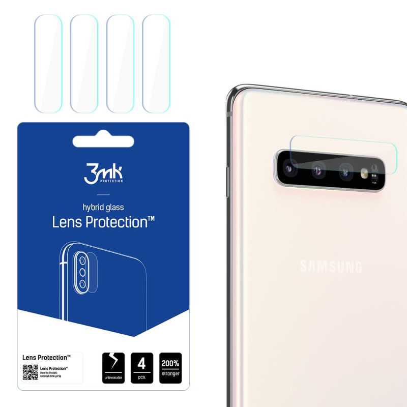 3mk Lens Protection™ hibridinis fotoaparato stiklas, skirtas Samsung Galaxy S10 Plus