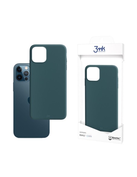 3mk matinis dėklas, skirtas iPhone 12 / iPhone 12 Pro – žalias 3mk matinis dėklas, skirtas iPhone 12 / iPhone 12 Pro – žalias