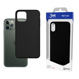 3mk matinis dėklas, skirtas iPhone 12 Pro Max – juodas