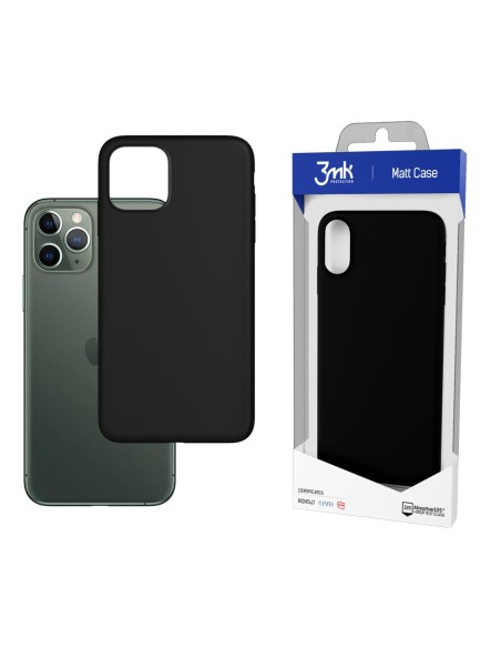 3mk matinis dėklas, skirtas iPhone 12/ 12 Pro – juodas