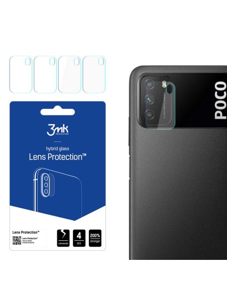 3mk Lens Protection™ hibridinis fotoaparato stiklas, skirtas Xiaomi Poco M3 3mk Lens Protection™ hibridinis fotoaparato stiklas, skirtas Xiaomi Poco M3