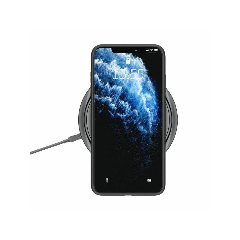 3mk matinis dėklas iPhone Xr - juodas