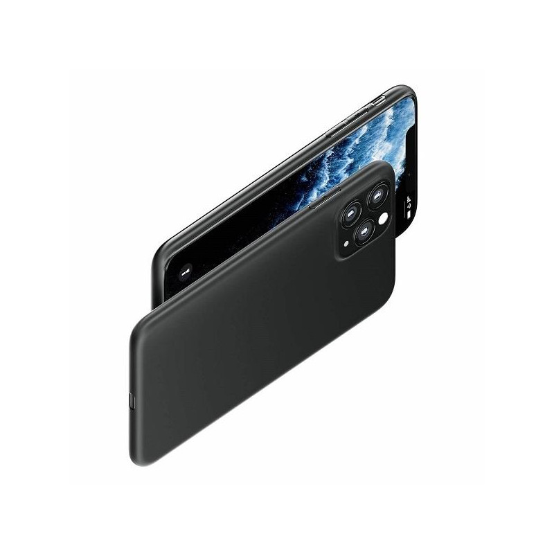 3mk matinis dėklas iPhone Xr - juodas