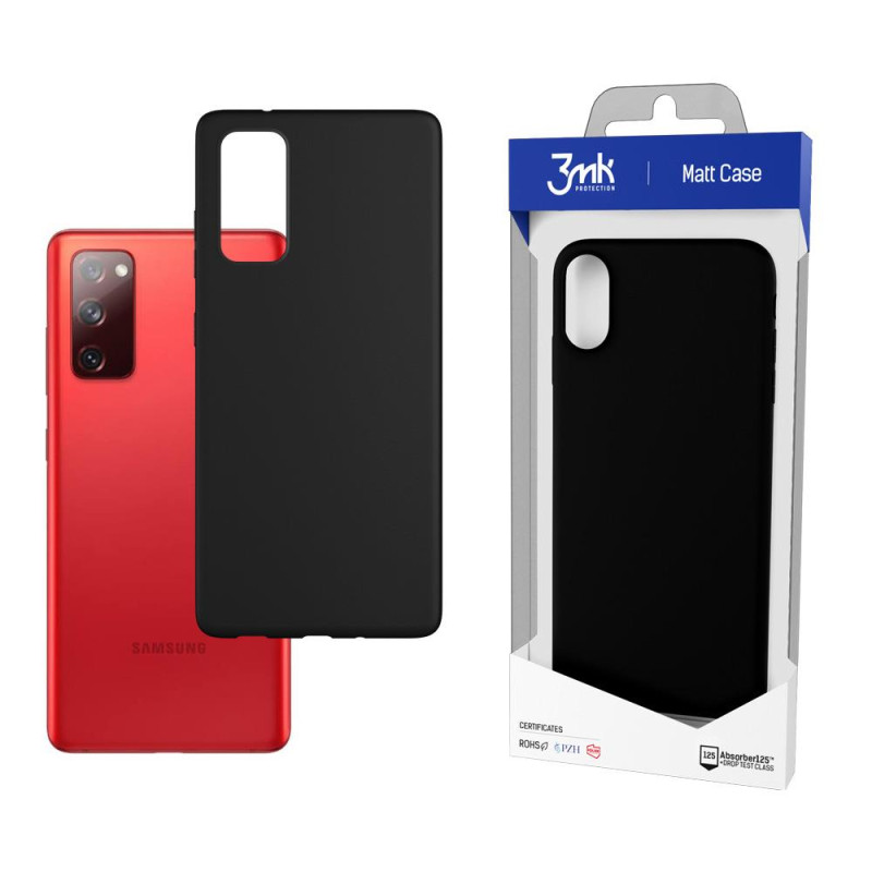 3mk matinis dėklas, skirtas Samsung Galaxy S20 FE 5G – juodas