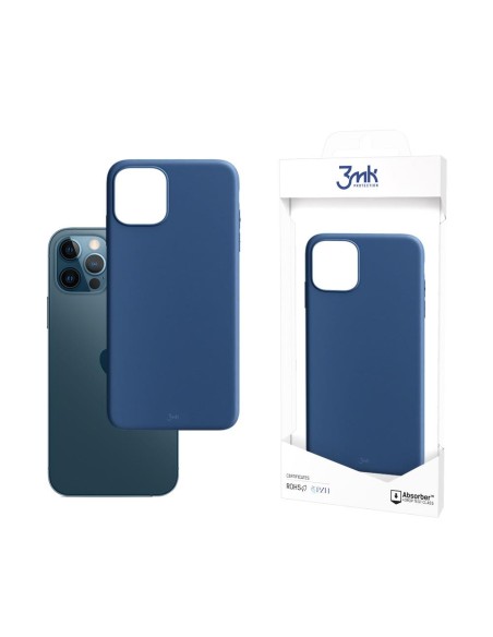3mk matinis dėklas, skirtas iPhone 12 / iPhone 12 Pro – mėlynas 3mk matinis dėklas, skirtas iPhone 12 / iPhone 12 Pro – mėlynas