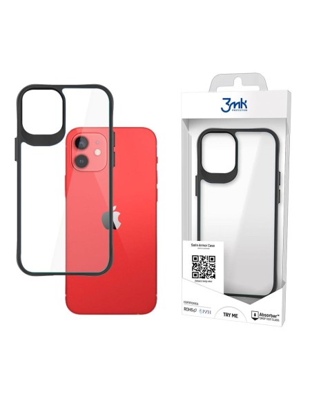 3mk Satin Armor Case+ dėklas, skirtas iPhone 12 / 12 Pro - skaidrus 3mk Satin Armor Case+ dėklas, skirtas iPhone 12 / 12 Pro - skaidrus