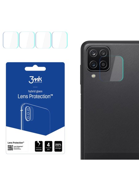 3mk Lens Protection™ hibridinis fotoaparato stiklas, skirtas Samsung Galaxy A12 3mk Lens Protection™ hibridinis fotoaparato stiklas, skirtas Samsung Galaxy A12