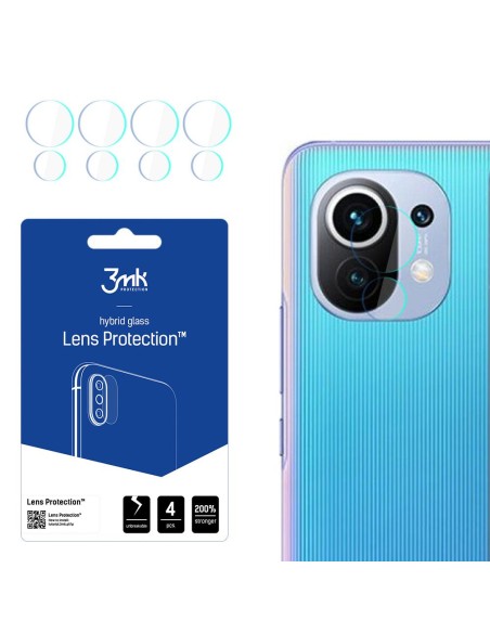 3mk Lens Protection™ hibridinis fotoaparato stiklas, skirtas Xiaomi Mi 11 5G 3mk Lens Protection™ hibridinis fotoaparato stiklas, skirtas Xiaomi Mi 11 5G