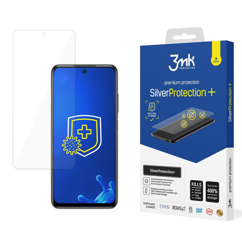 3mk SilverProtection+ apsauginė folija skirta Xiaomi Redmi Note 10 5G 3mk SilverProtection+ apsauginė folija skirta Xiaomi Redmi Note 10 5G