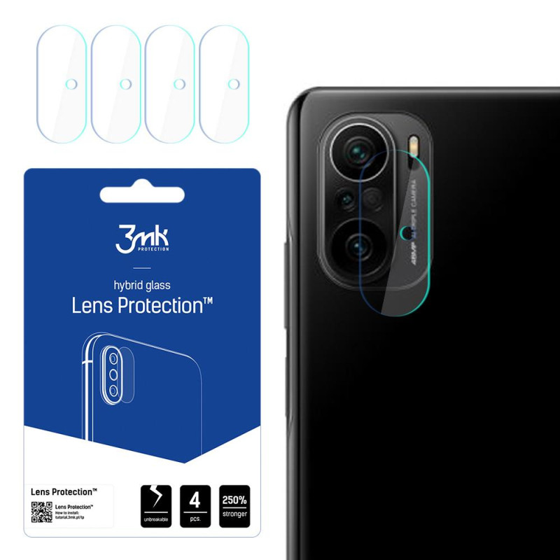 3mk Lens Protection™ hibridinis fotoaparato stiklas, skirtas Xiaomi Poco F3 5G