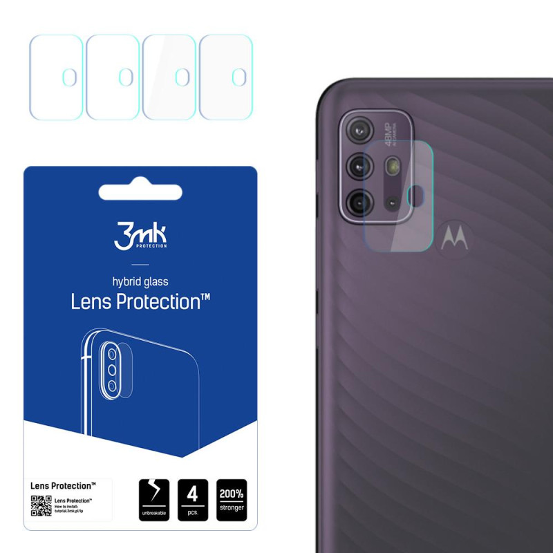 3mk Lens Protection™ hibridinis fotoaparato stiklas, skirtas Motorola Moto G10