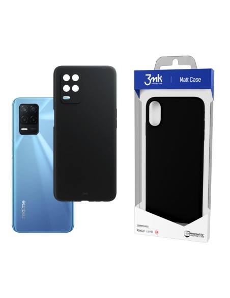 3mk matinis dėklas, skirtas Realme 8 5G – juodas 3mk matinis dėklas, skirtas Realme 8 5G – juodas