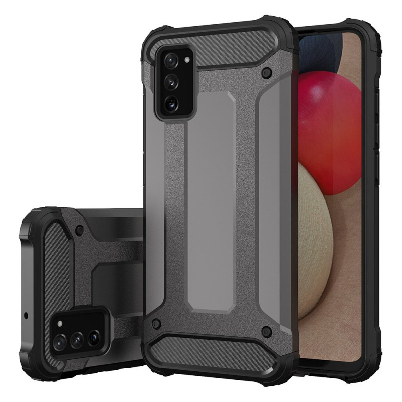 Hybrid Armor šarvuotas hibridinis dėklo dangtelis, skirtas Samsung Galaxy A03s juodas