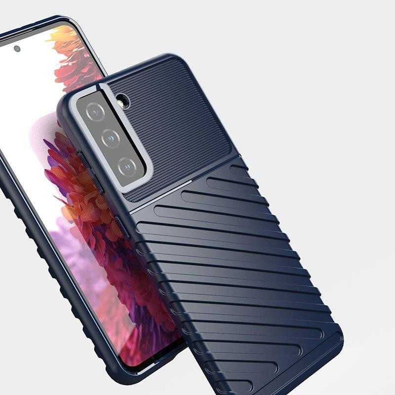 Thunder Case lankstus šarvuotas dėklas Samsung Galaxy S22+ (S22 Plus) juodas