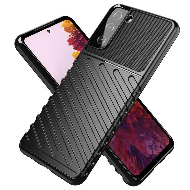 Thunder Case lankstus šarvuotas dėklas Samsung Galaxy S22+ (S22 Plus) juodas