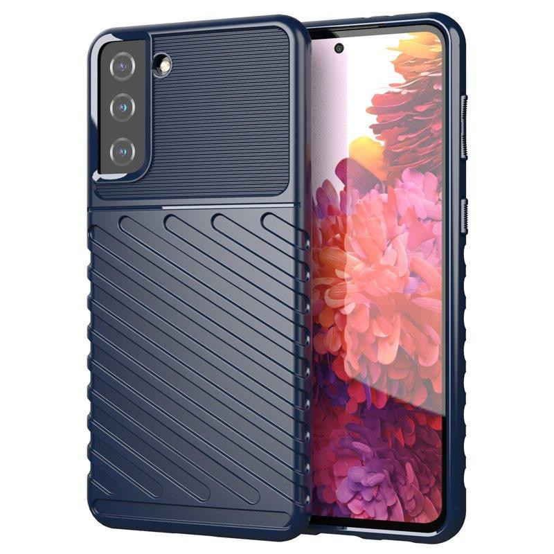 Thunder Case lankstus šarvuotas dėklas, skirtas Samsung Galaxy S22+ (S22 Plus) mėlynas