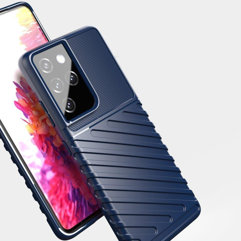 Thunder Case lankstus šarvuotas dėklas Samsung Galaxy S22 Ultra juodas