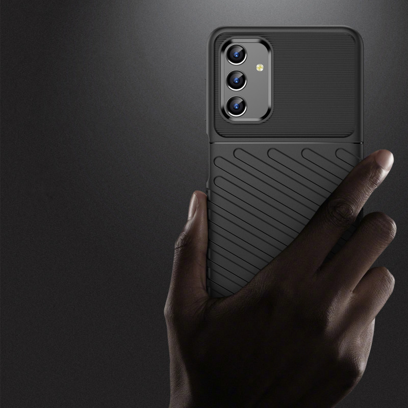Thunder Case lankstus šarvuotas dėklas Samsung Galaxy A13 5G juodas