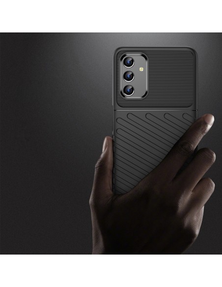 Thunder Case lankstus šarvuotas dėklas Samsung Galaxy A13 5G juodas Thunder Case lankstus šarvuotas dėklas Samsung Galaxy A13 5G juodas