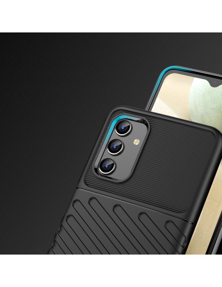 Thunder Case lankstus šarvuotas dėklas Samsung Galaxy A13 5G juodas Thunder Case lankstus šarvuotas dėklas Samsung Galaxy A13 5G juodas