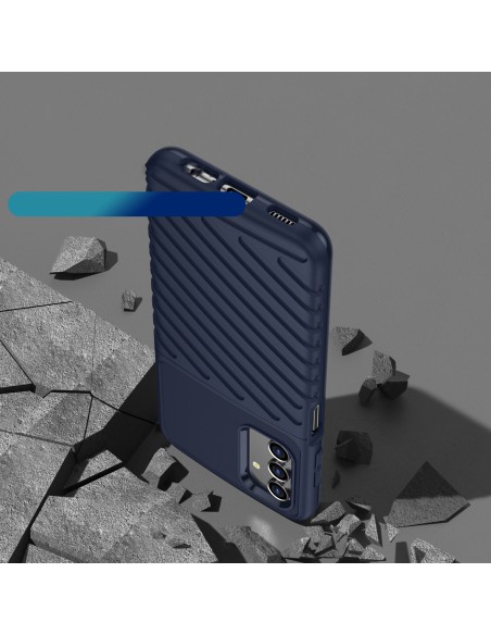 Thunder Case lankstus šarvuotas dėklas, skirtas Samsung Galaxy A13 5G mėlynas