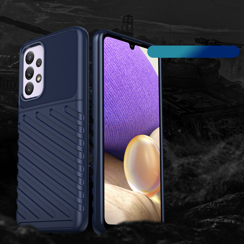 Thunder Case lankstus šarvuotas dėklas, skirtas Samsung Galaxy A33 5G mėlynas