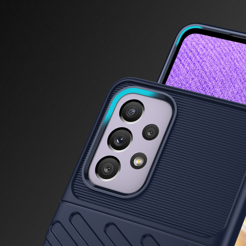 Thunder Case lankstus šarvuotas dėklas, skirtas Samsung Galaxy A33 5G mėlynas