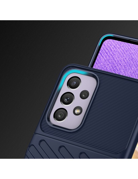 Thunder Case lankstus šarvuotas dėklas, skirtas Samsung Galaxy A33 5G mėlynas