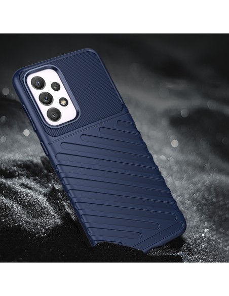 Thunder Case lankstus šarvuotas dėklas, skirtas Samsung Galaxy A33 5G mėlynas