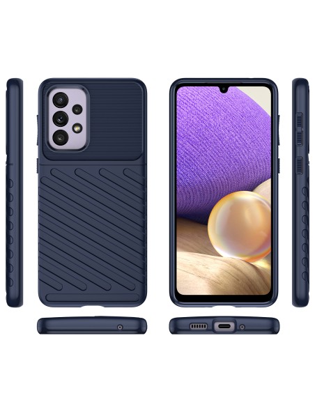 Thunder Case lankstus šarvuotas dėklas, skirtas Samsung Galaxy A33 5G mėlynas