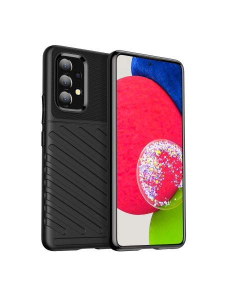 Thunder Case lankstus šarvuotas dėklas Samsung Galaxy A53 5G juodas Thunder Case lankstus šarvuotas dėklas Samsung Galaxy A53 5G juodas