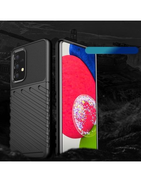 Thunder Case lankstus šarvuotas dėklas Samsung Galaxy A53 5G juodas Thunder Case lankstus šarvuotas dėklas Samsung Galaxy A53 5G juodas