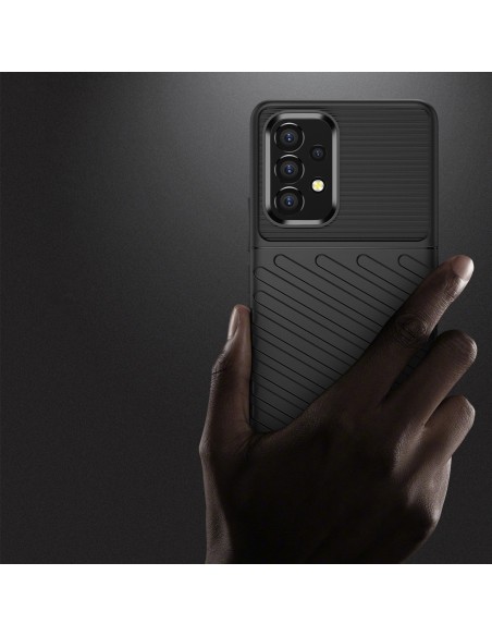 Thunder Case lankstus šarvuotas dėklas Samsung Galaxy A53 5G juodas Thunder Case lankstus šarvuotas dėklas Samsung Galaxy A53 5G juodas