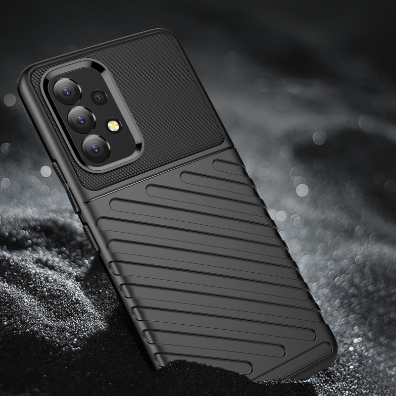 Thunder Case lankstus šarvuotas dėklas Samsung Galaxy A53 5G juodas