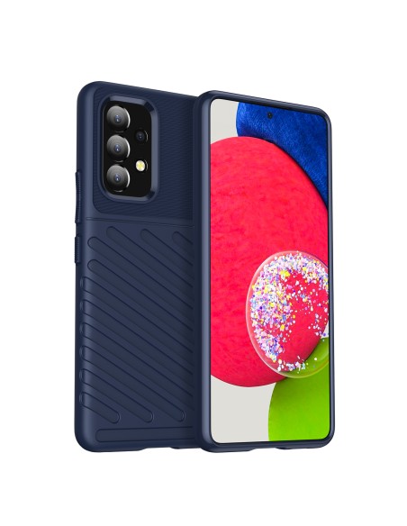 Thunder Case lankstus šarvuotas dėklas, skirtas Samsung Galaxy A53 5G mėlynas