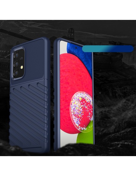 Thunder Case lankstus šarvuotas dėklas, skirtas Samsung Galaxy A53 5G mėlynas